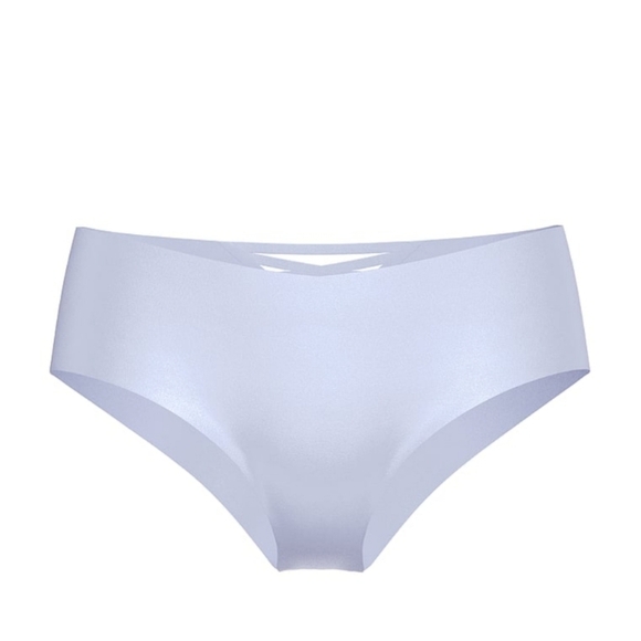 Victoria’s Secret No-Show Strappy Cheeky Panty Criss Cross Soft Iris Size L New - Picture 3 of 5